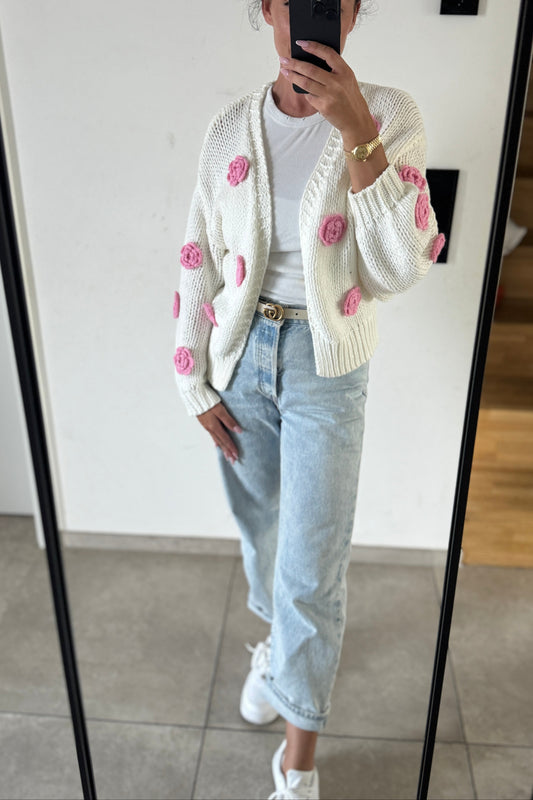 ''ROSA'' Strickjacke